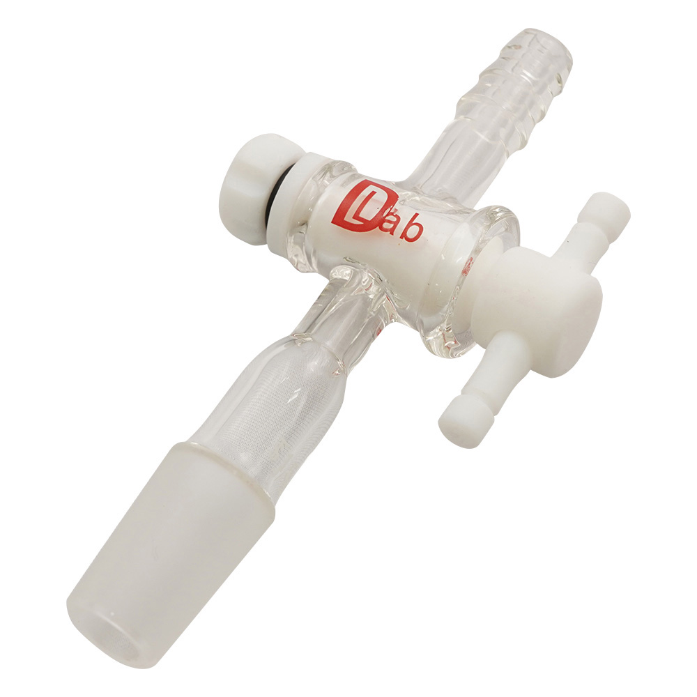 ジョイント付吸引コック PTFEコック・直管 TS15/25