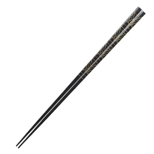 箸 23cm KAKEHASHI ARTE ジオメトリックライン 木製 天然木 ライン画像