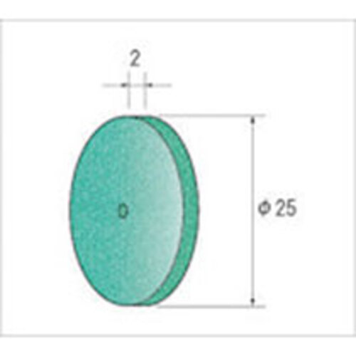 ﾎｲｰﾙｺﾞﾑ砥石ｸﾞﾘｰﾝ 1ﾊﾟｯｸ(10枚)画像