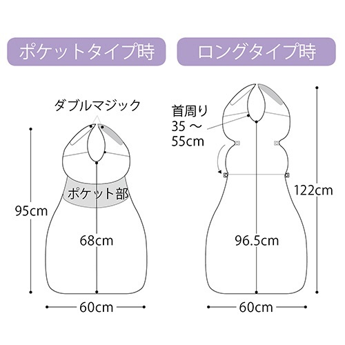 食事用エプロン(ポケットオープンタイプ)　フルーツグリーン　1枚 鮮やかなフルーツ柄のエプロンが軽やかに広がっている様子