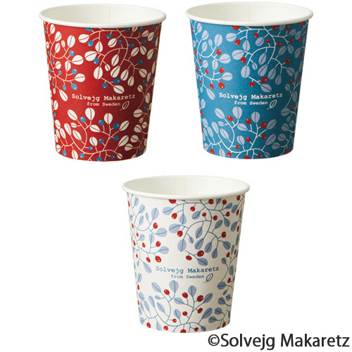 紙ｺｯﾌﾟ Berry(ﾍﾞﾘｰ) 205mL(7ｵﾝｽ) 1ｾｯﾄ(400個:80個×5ﾊﾟｯｸ)画像