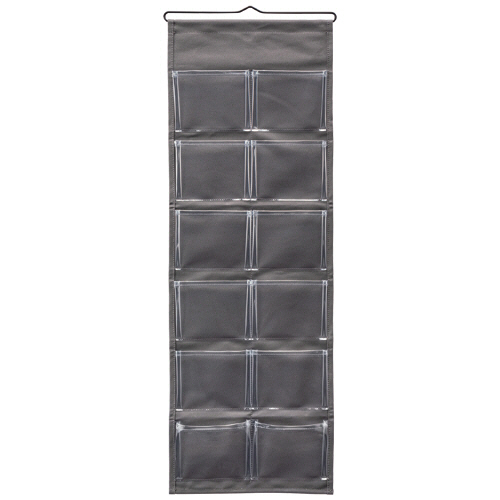 ｳｫｰﾙｽﾄﾚｰｼﾞ ﾏﾁ付ﾎﾟｹｯﾄ(12P) ｸﾞﾚｰ 1個画像