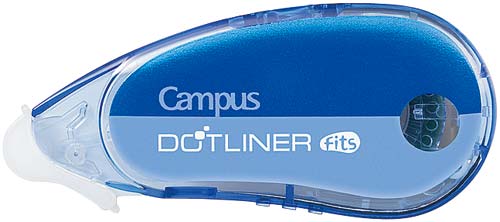 テープのり＜ドットライナーフィッツ＞本体ブルー５個画像