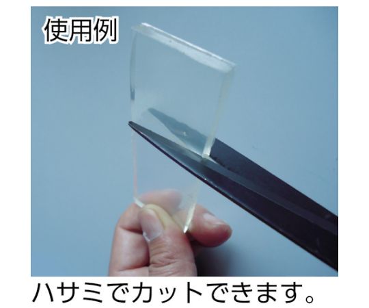 耐震・防振・防音Gマット10本入 20×200mm 透明 10枚入 透明なマットが整然と配置された状態