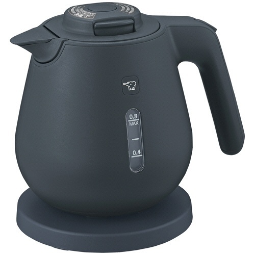 電気ケトル 0.8L ソフトブラック 1台