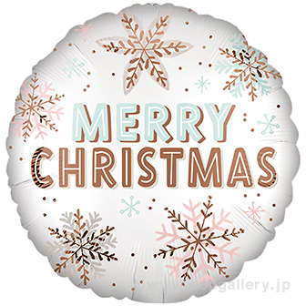 ポップバルーン（AG17インチサテンクリスマスウィンターワンダーランド）画像