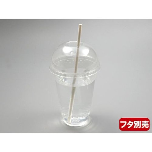 プラコップ CP98-600 PETカップ 本体 東罐興業 透明なカップが整然と並べられた様子