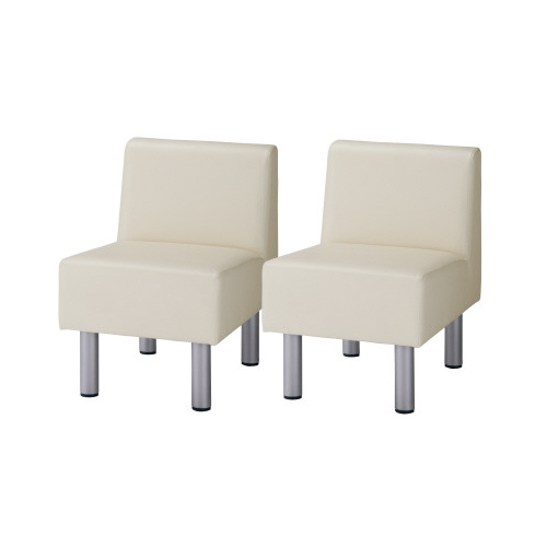 コンパクトレザーソファ　ＩＶ　１人掛　２台セット画像