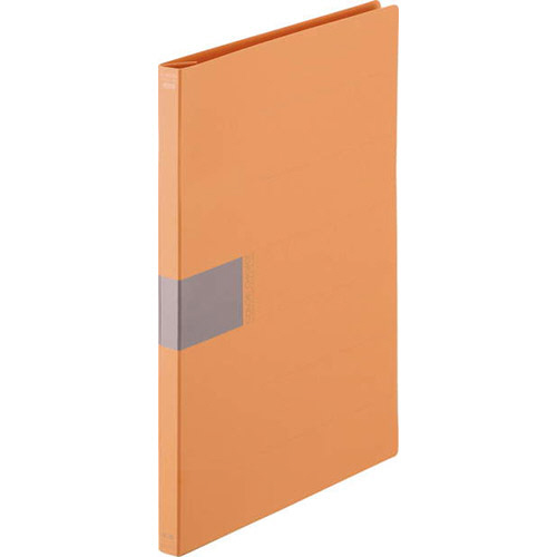 ﾌﾗｯﾄﾌｧｲﾙ(ｶﾗｰﾁｮｲｽ) A4ﾀﾃ 150枚収容 背幅18mm ｵﾚﾝｼﾞ 1冊画像