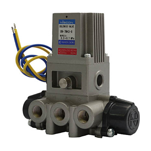 ﾊﾟｲﾛｯﾄ式4方向電磁弁(ｼﾝｸﾞﾙｿﾚﾉｲﾄﾞﾀｲﾌﾟ) Rc1/4 1台画像