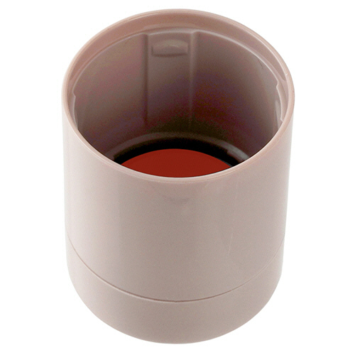 ﾃﾞｰﾀｰﾈｰﾑ 部品 EX15号 ｻﾝﾄﾞﾍﾞｰｼﾞｭ ｷｬｯﾌﾟ 朱色 1個画像