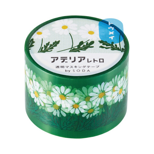 ソ－ダ　透明マステ（ノバナ）　３０ｍｍ幅Ｘ３画像