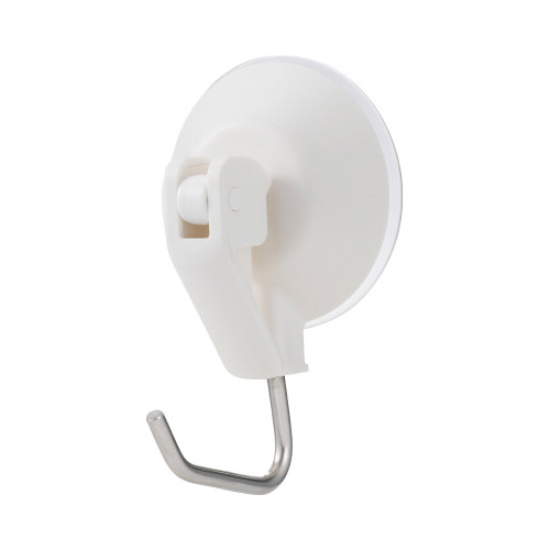 レバー式吸盤ツールフックワイド（大）ホワイト画像