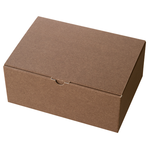 無地ﾌﾞﾗｳﾝｷﾞﾌﾄﾎﾞｯｸｽ-2 W263×D190×H110mm 1ﾊﾟｯｸ(10枚)画像