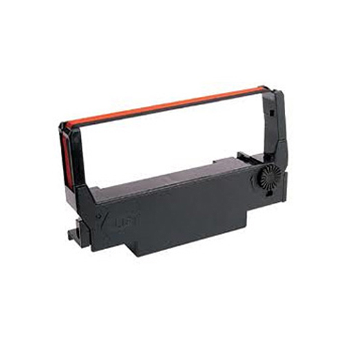 ﾐﾆﾌﾟﾘﾝﾀｰ用ﾘﾎﾞﾝｶｰﾄﾘｯｼﾞ 黒･赤(一体型) ERC-38BR 1本画像