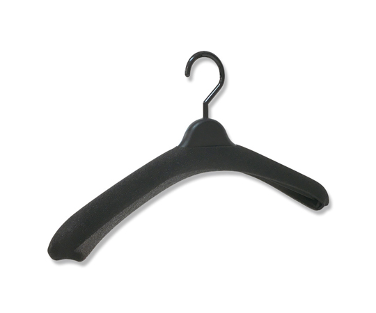 ハンガー用品 ウレタンカバー Lサイズ 黒 10枚入画像