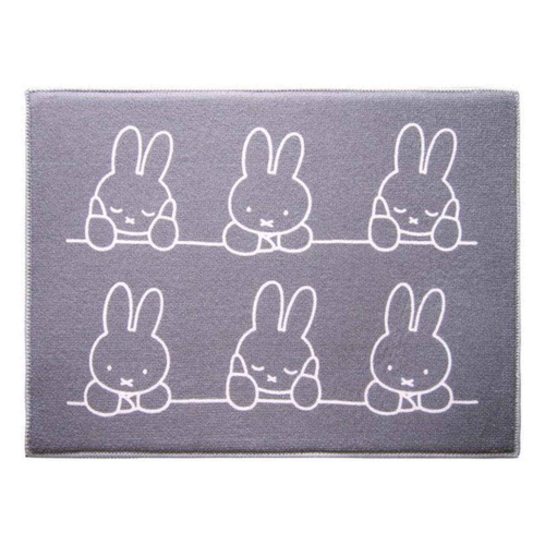水切りマット 30×40cm ミッフィー 吸水 DickBruna ダークグレー画像