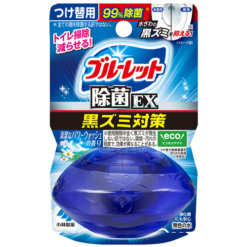 液体ﾌﾞﾙｰﾚｯﾄおくだけ 除菌EX 清潔なﾊﾟﾜｰｳｫｯｼｭの香り つけ替用 67ml 1個画像