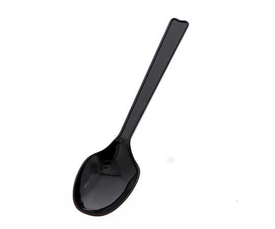 プラスチックスプーン 16cm 単袋 黒 100本入画像