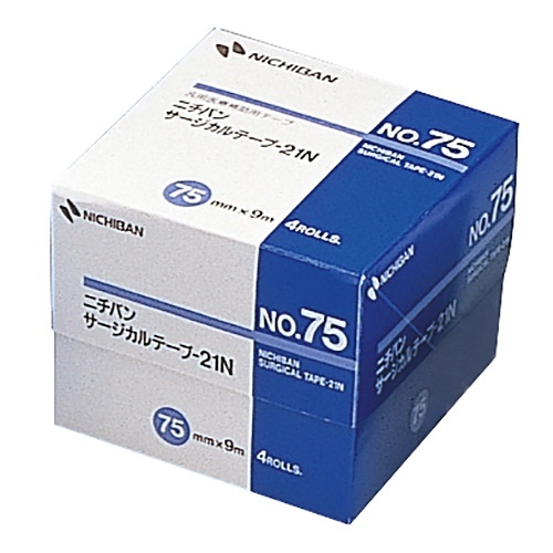 サージカルテープ-21N　No.75　75mm×9m　1箱(4巻)画像