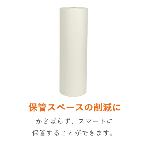 使用量がわかりやすい！ミシン目入りのボーガスペーパー緩衝材