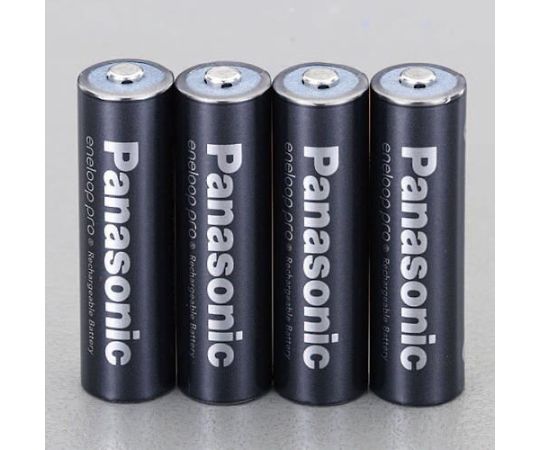 [単3x4本] ニッケル水素電池（充電式エネループプロ）画像