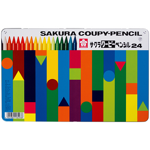 ｸｰﾋﾟｰﾍﾟﾝｼﾙ24色(缶入) 1ﾊﾟｯｸ画像