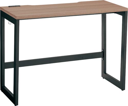 リスムデスクＤ４５０Ｗ１０００　黒脚　ウォルナット