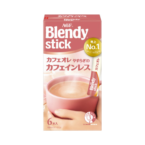 ブレンディスティック　カフェオレカフェインレス６本画像