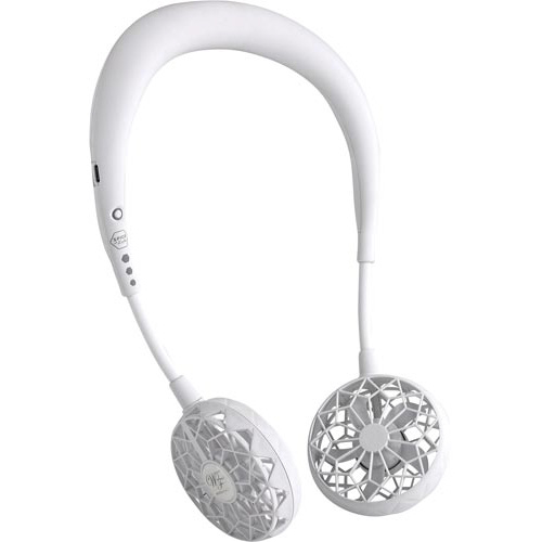 ダブルファンハンズフリーｖｅｒ．２．０　ホワイト画像