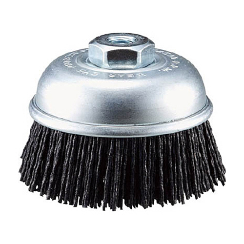 電動工具用ｶｯﾌﾟﾌﾞﾗｼ Φ75 砥粒入ﾅｲﾛﾝ線 1個画像