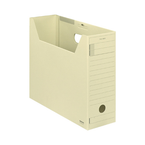 ファイルボックス　Ｆタイプフタ付　Ａ４横　黄画像