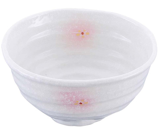 和食器コレクション　ピンク白吹小花　丼　5.5寸画像
