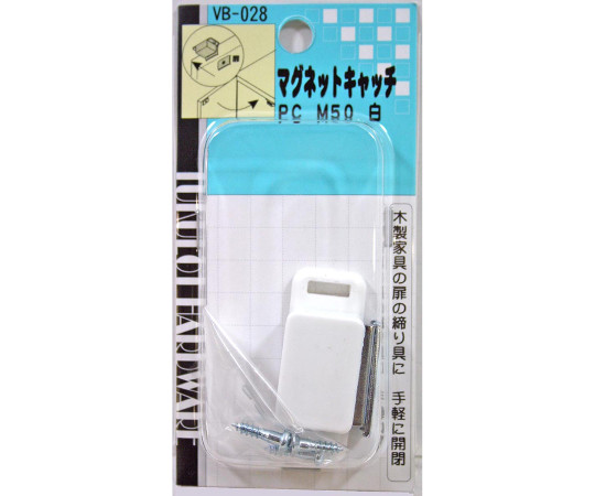 マグネットキャッチ　PC　M50　白