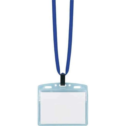 ネックストラップ名札特大＜アイドプラス＞青×１０個