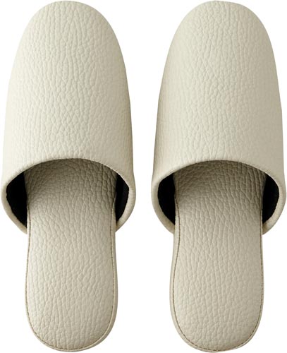 高機能ビニールスリッパ　アイボリー　１０足入業務用画像