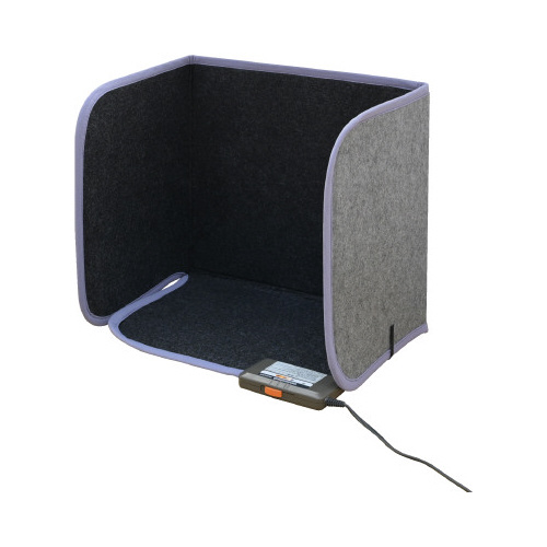 パネルヒーター　足裏面ヒーター搭載ひざ掛け付き画像