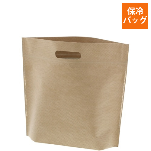 クラフト紙ラミスル保冷バッグ(不織布)10枚入画像