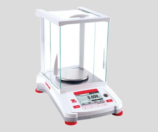 ベーシック電子天びん　アドベンチャーシリーズ 製品のディスプレイ画面には、鮮明な数値が表示されている状態