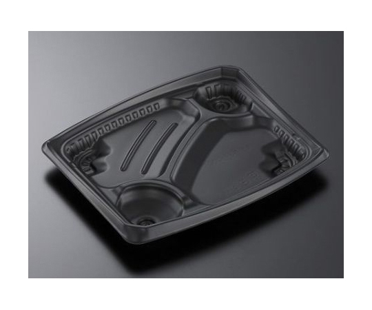 弁当容器 CTもり弁 24-20C BK 本体 600枚画像
