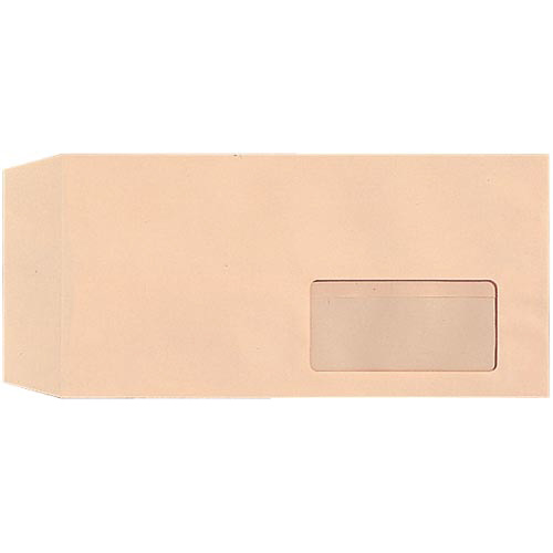 窓付封筒　長３　ピンク　８０ｇ　１００枚入画像