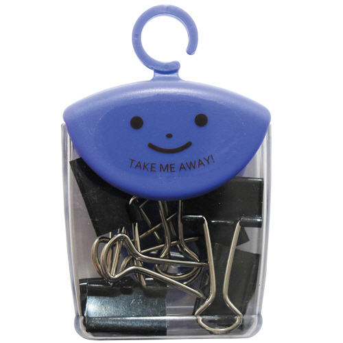 ﾂﾚﾃｯﾃ ﾀﾞﾌﾞﾙｸﾘｯﾌﾟ 口幅19mm 黒 1ｾｯﾄ(40個:8個×5ｹｰｽ)画像