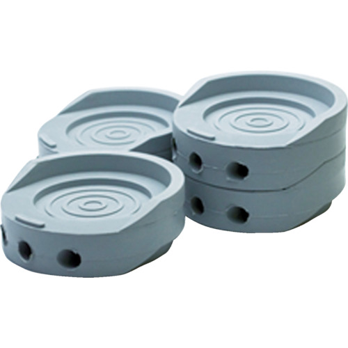 HYPER防振ｺﾞﾑ φ70×25mm ｸﾞﾚｰ 1ﾊﾟｯｸ(4個)画像