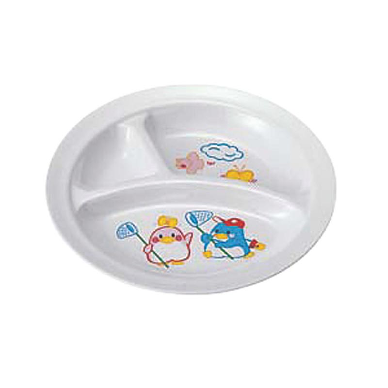 メラミン食器 お子様食器 BB-1 丸ランチ皿(大) ベン＆ベティ エンテック画像