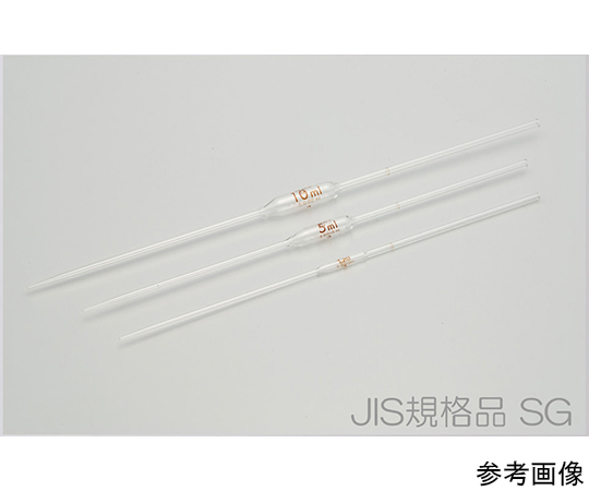 ホールピペット　1mL　JIS　クラスA画像