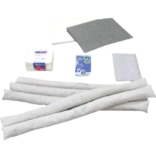 油吸収材 ｱﾌﾞﾗﾄｰﾙ 緊急対策ｾｯﾄ(詰替用) B 1ｾｯﾄ画像