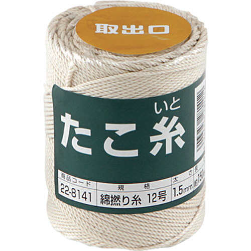 高木 たこ糸 綿撚り糸 #12 1巻画像