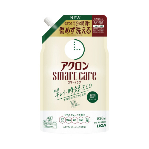 アクロンスマートケアグリーンシトラス詰替820ml画像