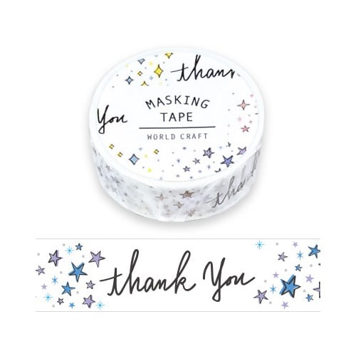 マスキングテープ　サンキュー画像