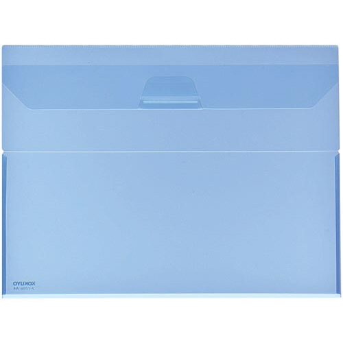 クリヤーホルダー＜キャリー＞ＰＰ　Ａ４　青×５冊画像